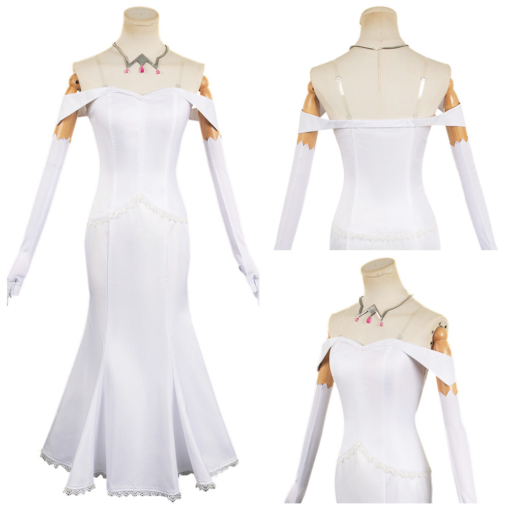 Re: Zero, Starting Life in Another World Zero Emilia Costume Cosplay Halloween Carnival Outfits