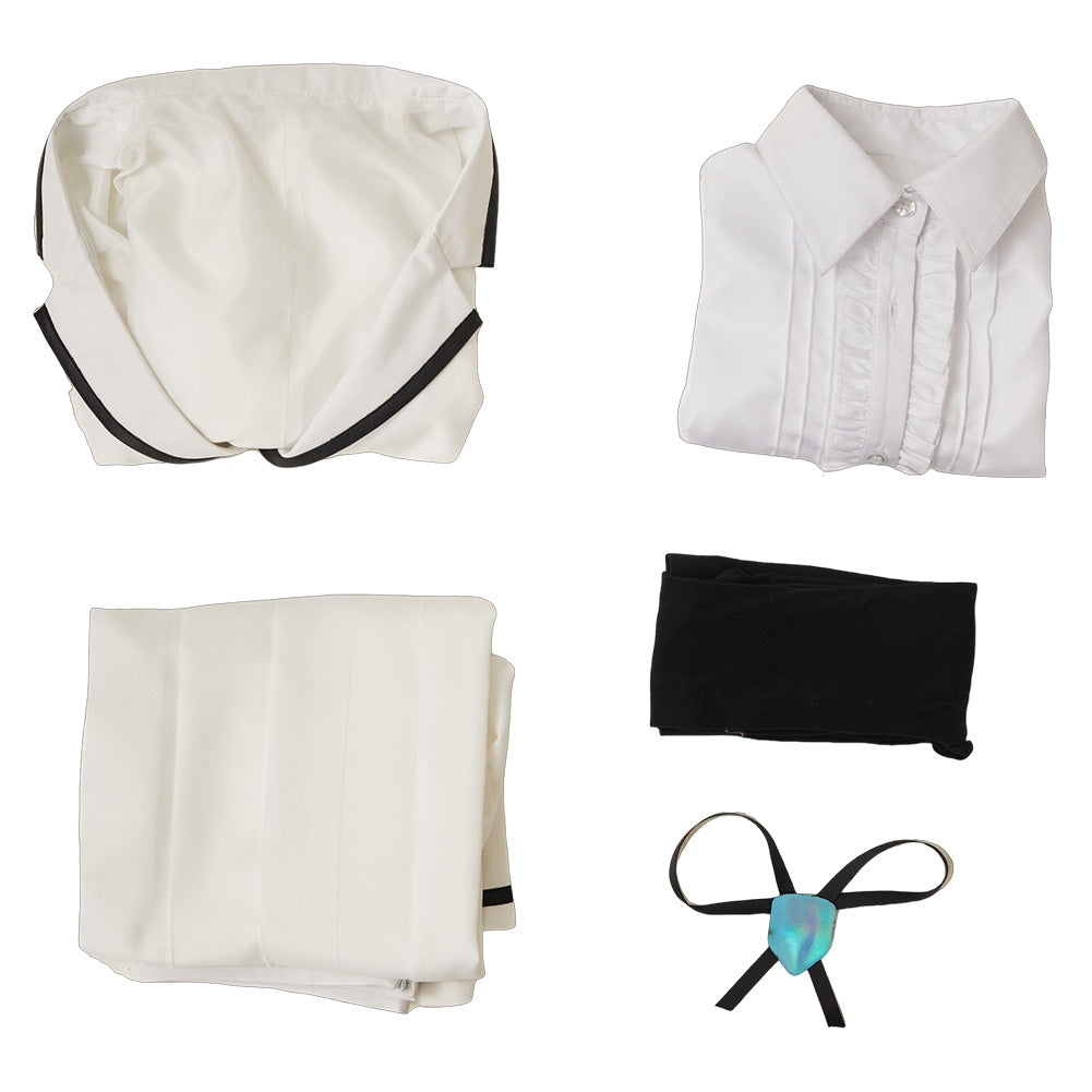 Rock Is a Lady‘s Modesty 2025 Lilisa Suzunomiya white Uniform Cosplay Outfits