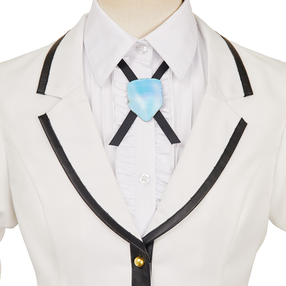 Rock Is a Lady‘s Modesty 2025 Lilisa Suzunomiya white Uniform Cosplay Outfits