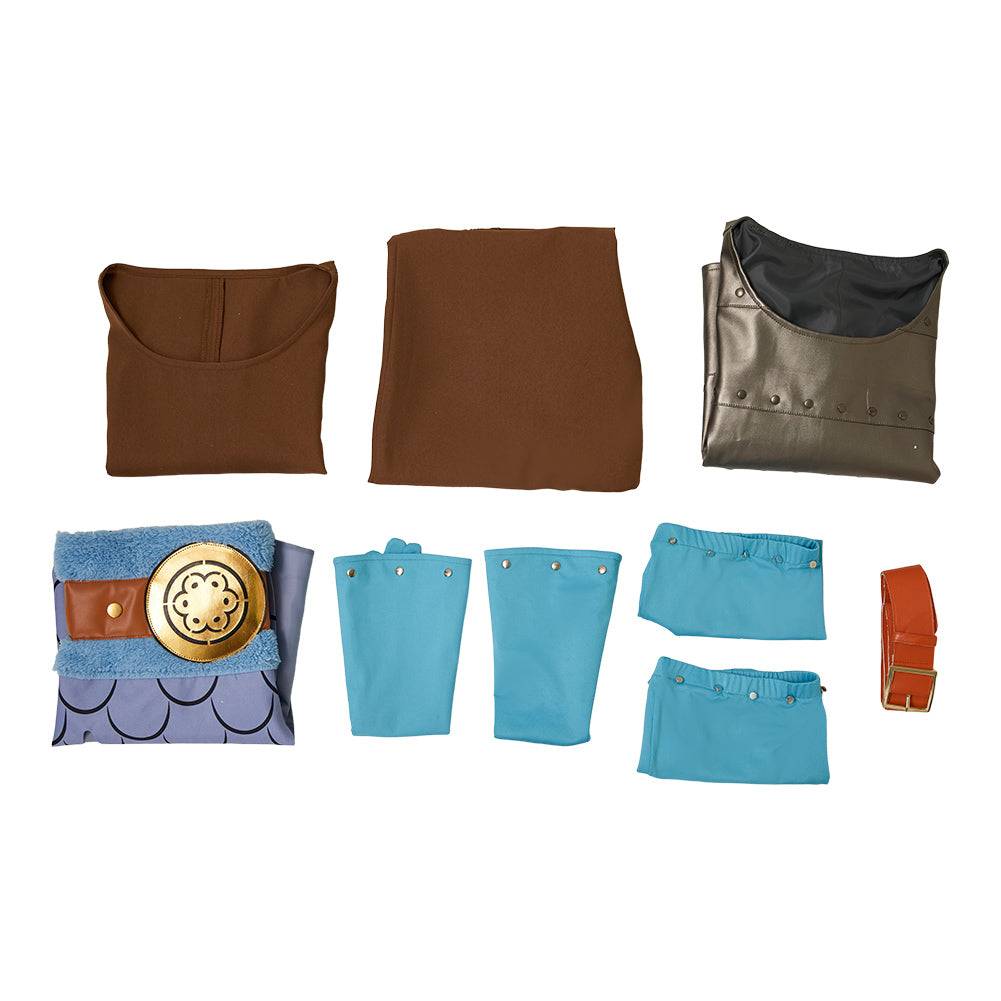 Sanji Costume Set One Piece Sanji blue Cosplay Outfits