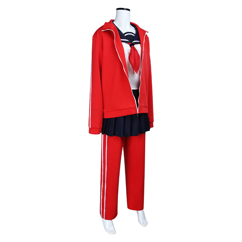 Schoolgirl Kagura Gintama rot Cosplay Outfits
