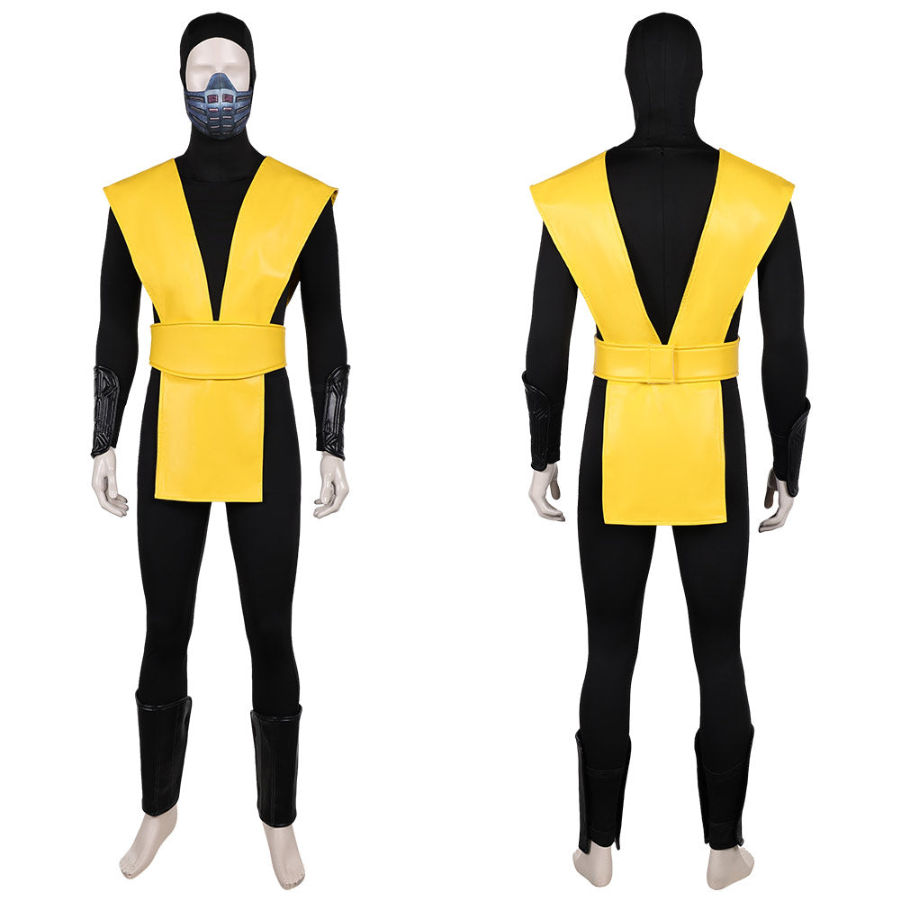 Scorpion Costume Set Mortal Kombat Scorpion Cosplay Outfits