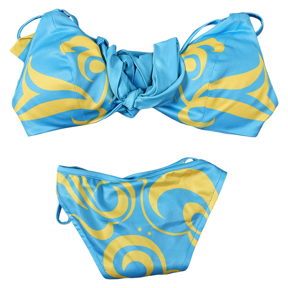 Street Fighter(SF) Chun-Li Original Design Sexy Swimsuit Summer Swimwear