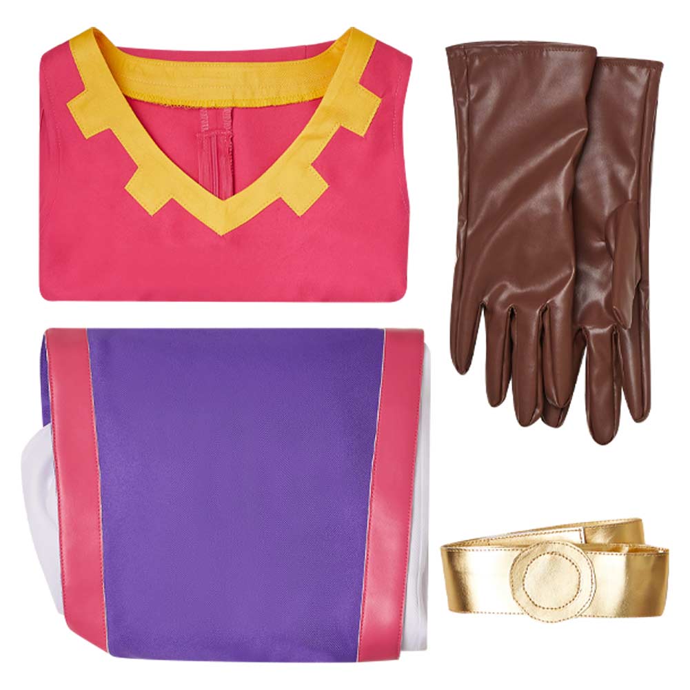 The Legend of Zelda: Echoes of Wisdom 2024 Princess Zelda Pink Outfit Cosplay Costume