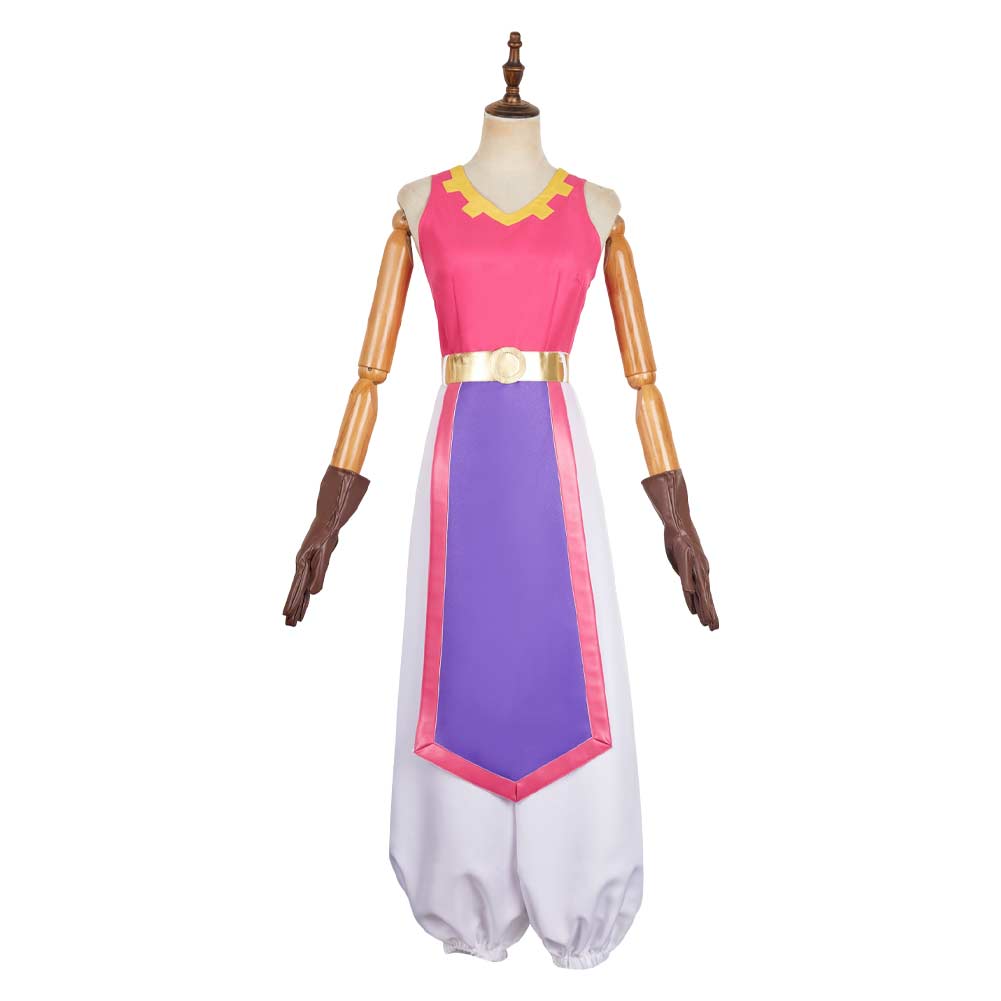 The Legend of Zelda: Echoes of Wisdom 2024 Princess Zelda Pink Outfit Cosplay Costume