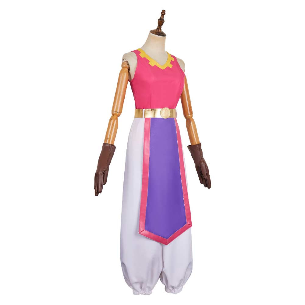 The Legend of Zelda: Echoes of Wisdom 2024 Princess Zelda Pink Outfit Cosplay Costume