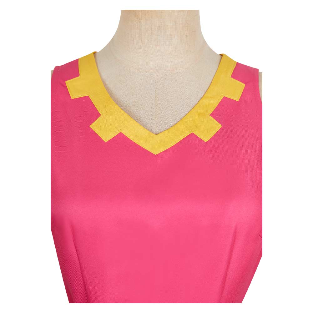 The Legend of Zelda: Echoes of Wisdom 2024 Princess Zelda Pink Outfit Cosplay Costume