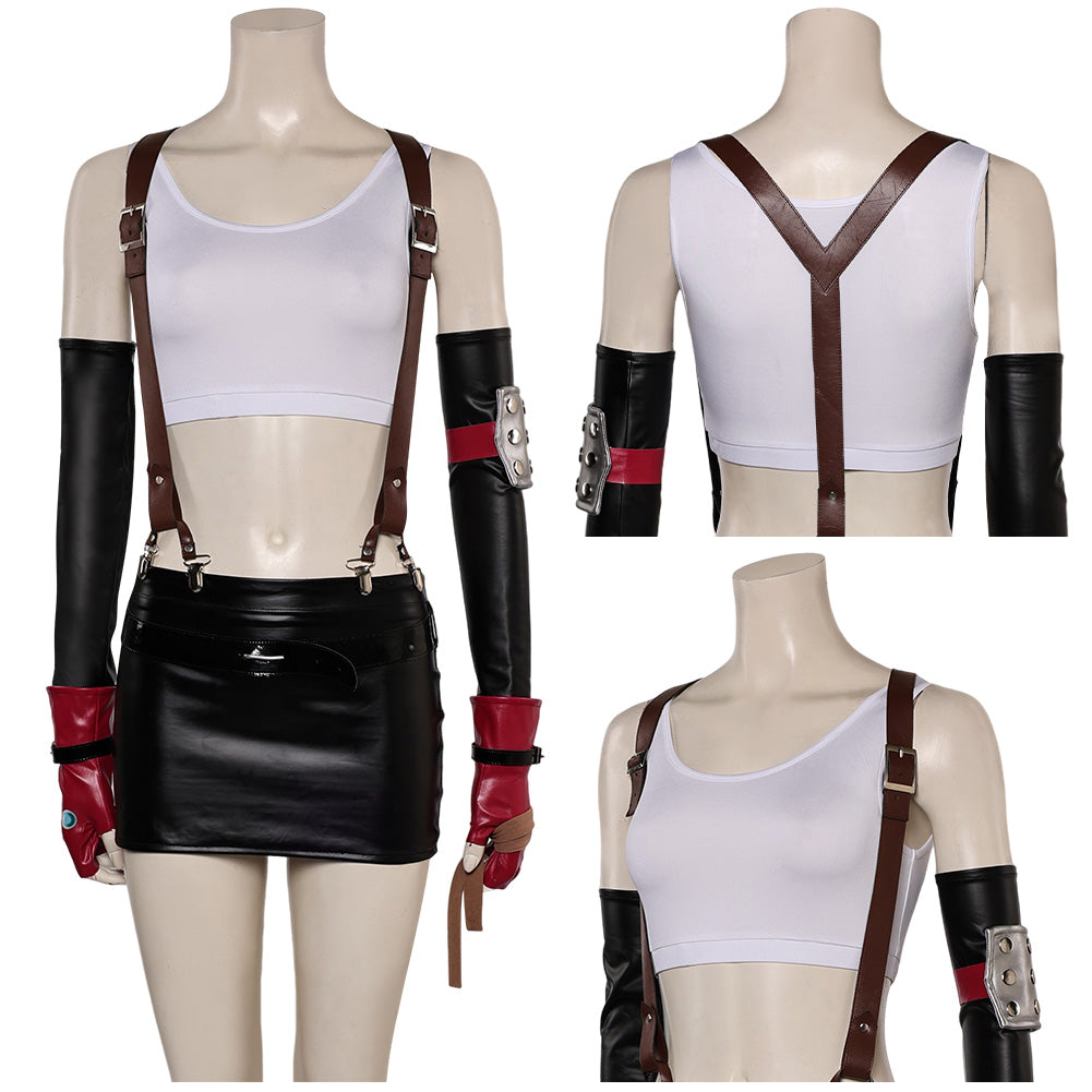 Tifa Costume Final Fantasy Tifa Lockhart Cosplay Halloween Carnival Outfits