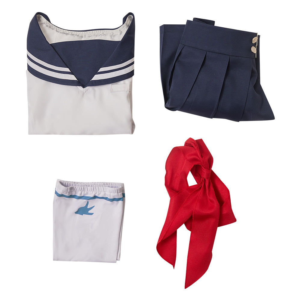 Tifa Lockhart white Uniform Final Fantasy Tifa Cosplay Costume