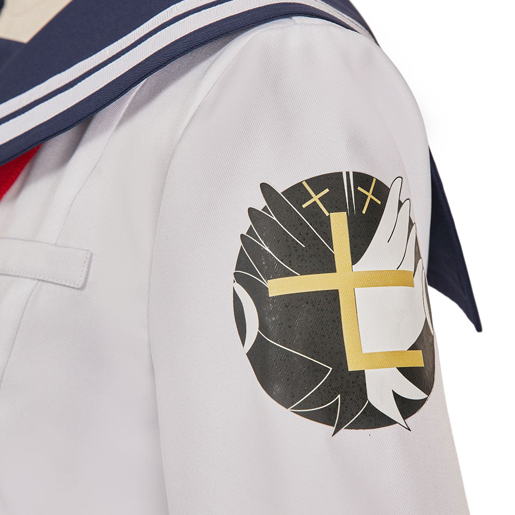 Tifa Lockhart white Uniform Final Fantasy Tifa Cosplay Costume