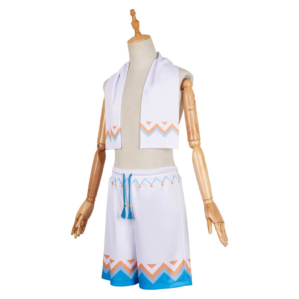 Traveler Aether Genshin Impact Cosplay Costume Outfits 