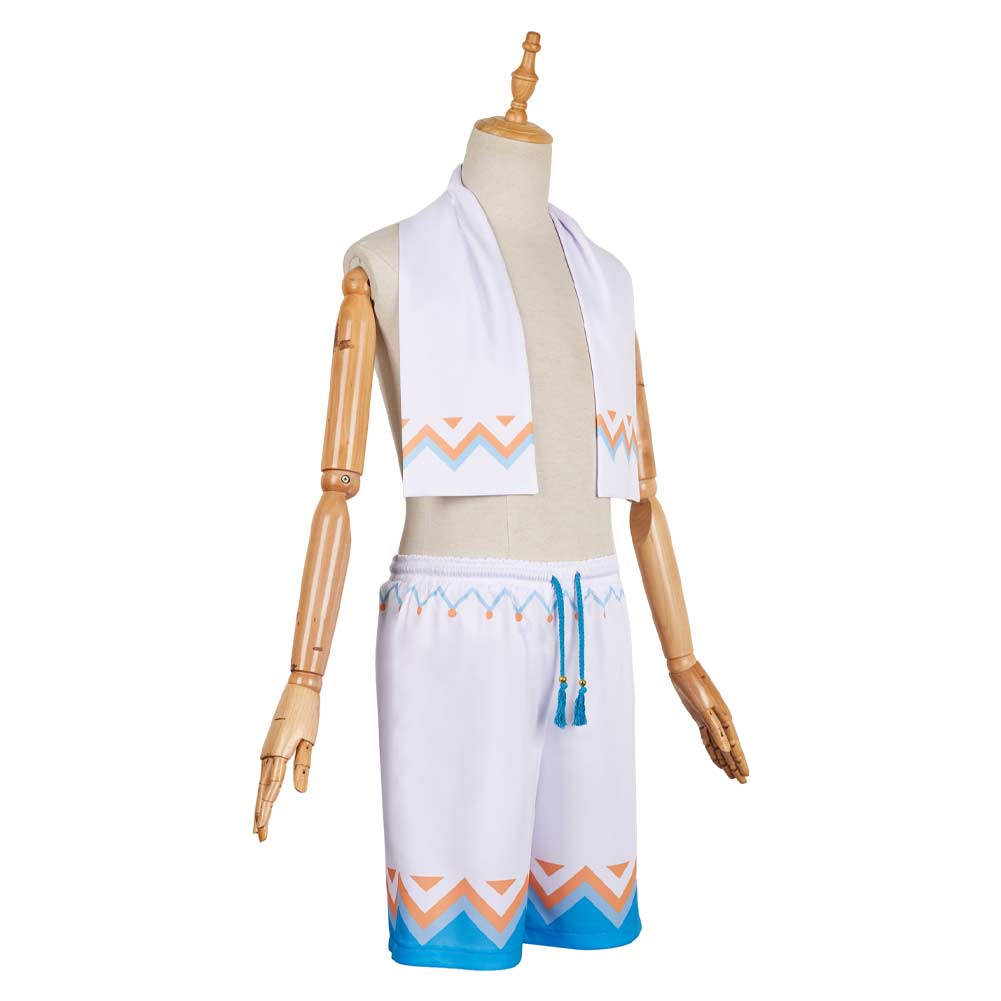 Traveler Aether Genshin Impact Cosplay Costume Outfits 