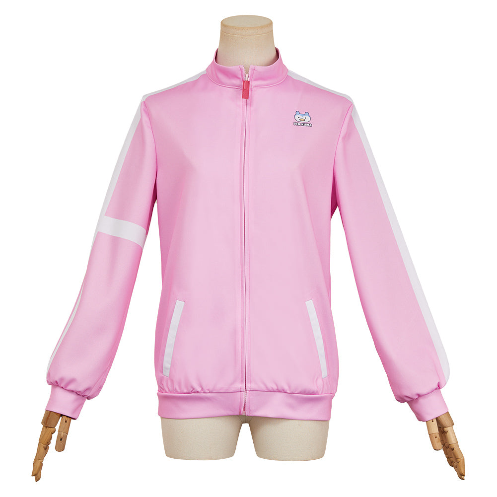 Yuitsuka Inori pink Jacket Medalist Cosplay Costume Outfits