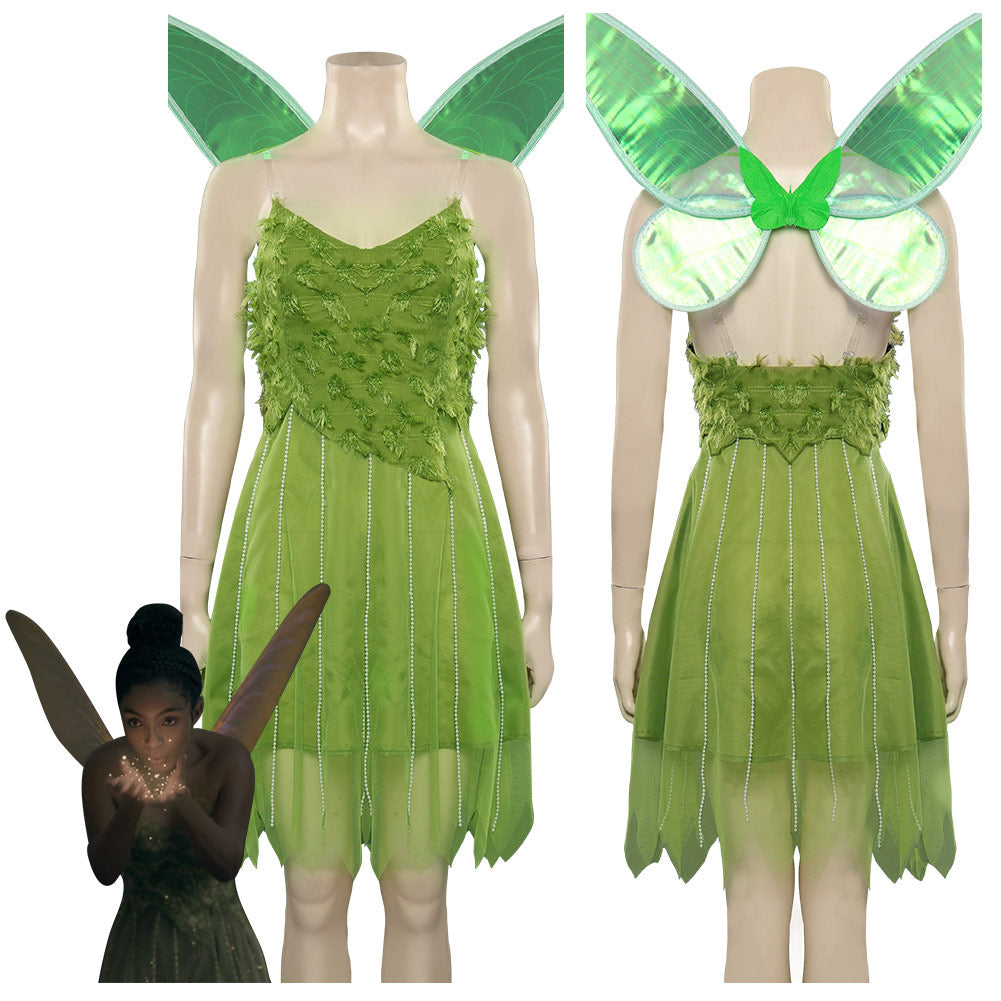 Peter Pan Wendy Tinker Cosplay Costume Outfits Halloween Carnival Party Disguise Suit Wings Dress