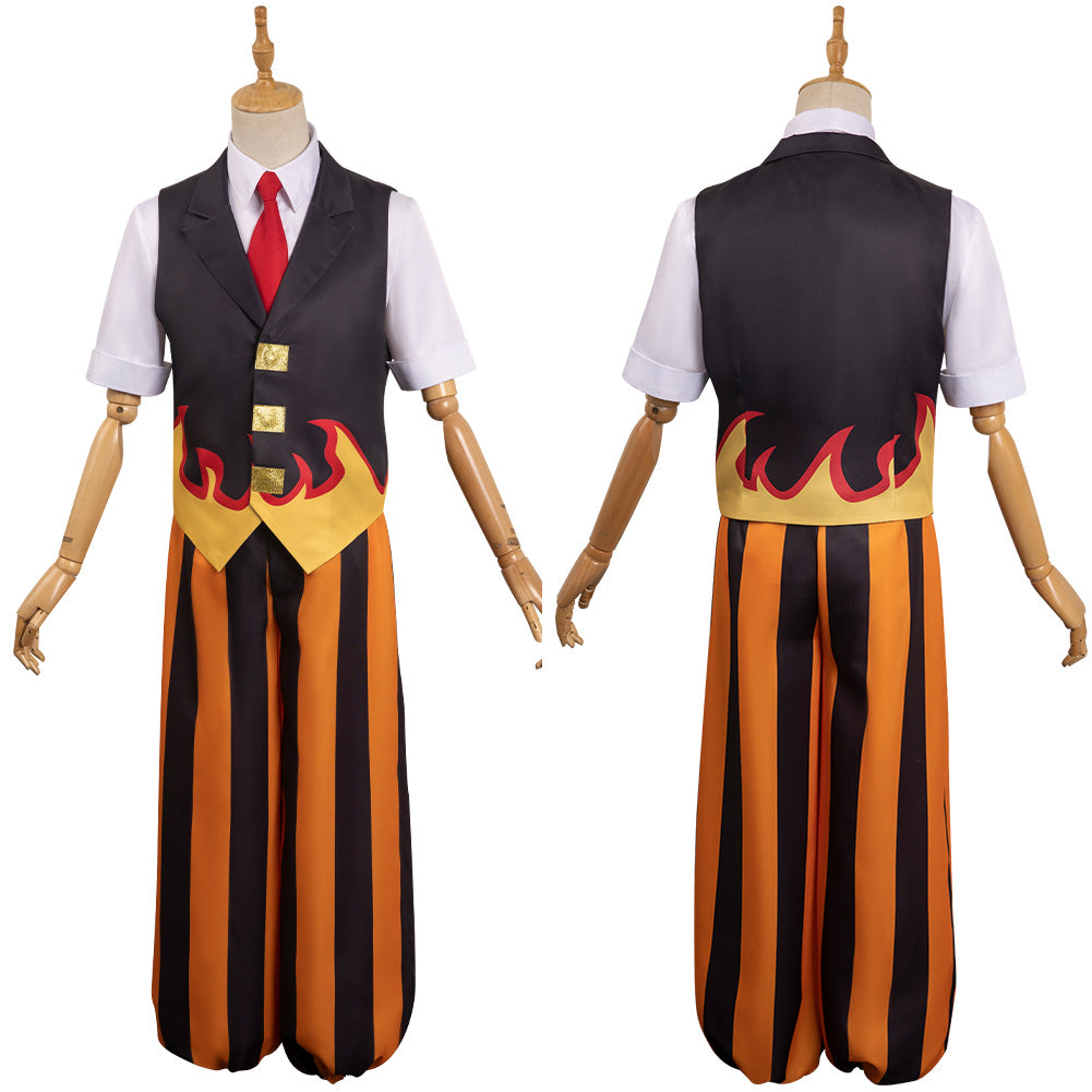 Demon Slayer Rengoku Kyoujurou Cosplay Halloween Costume Outfits Carnival Party Suit