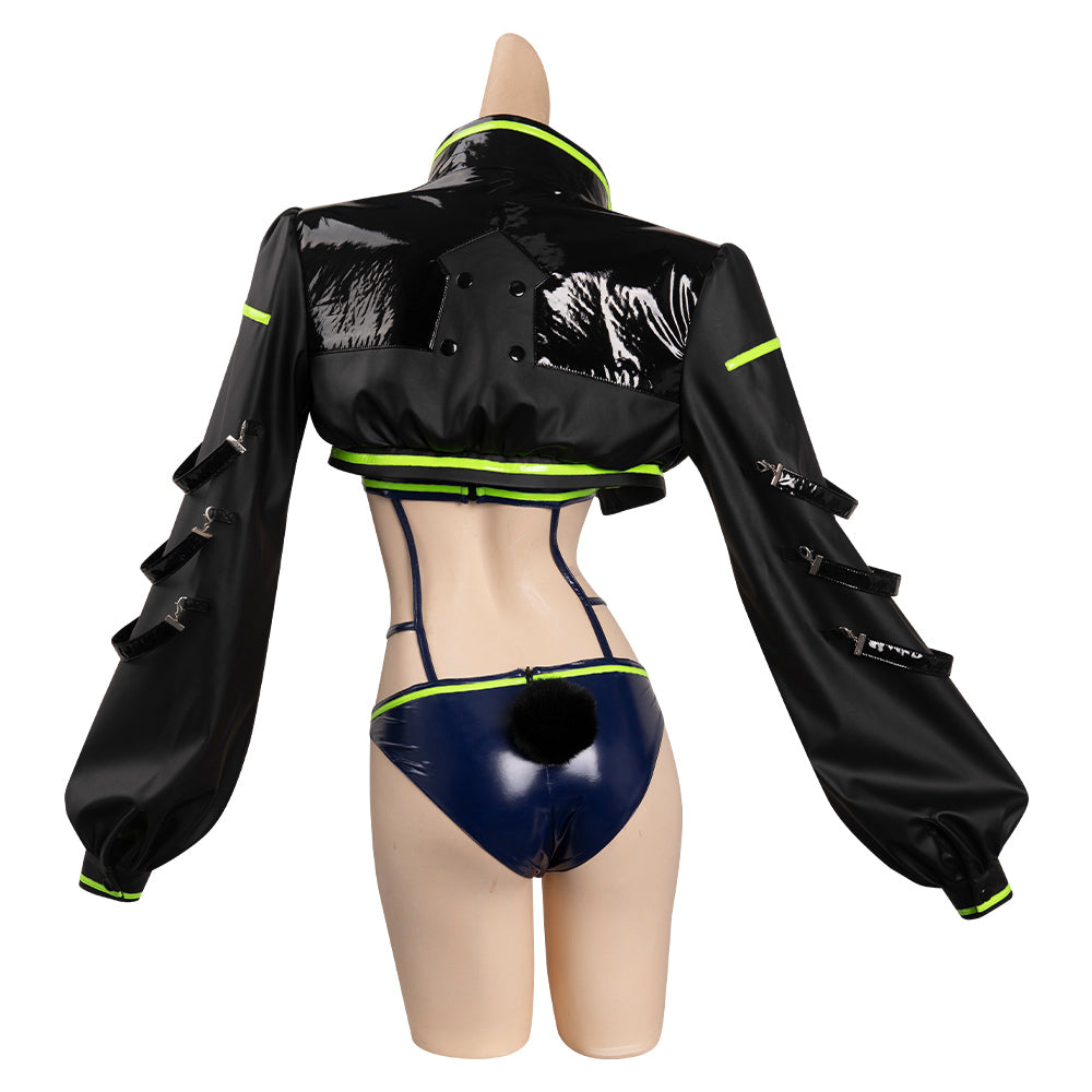 Cyberpunk: Edgerunners Rebecca Cosplay Costume Bunny Girl Jumpsuit Outfits Halloween Carnival Suit