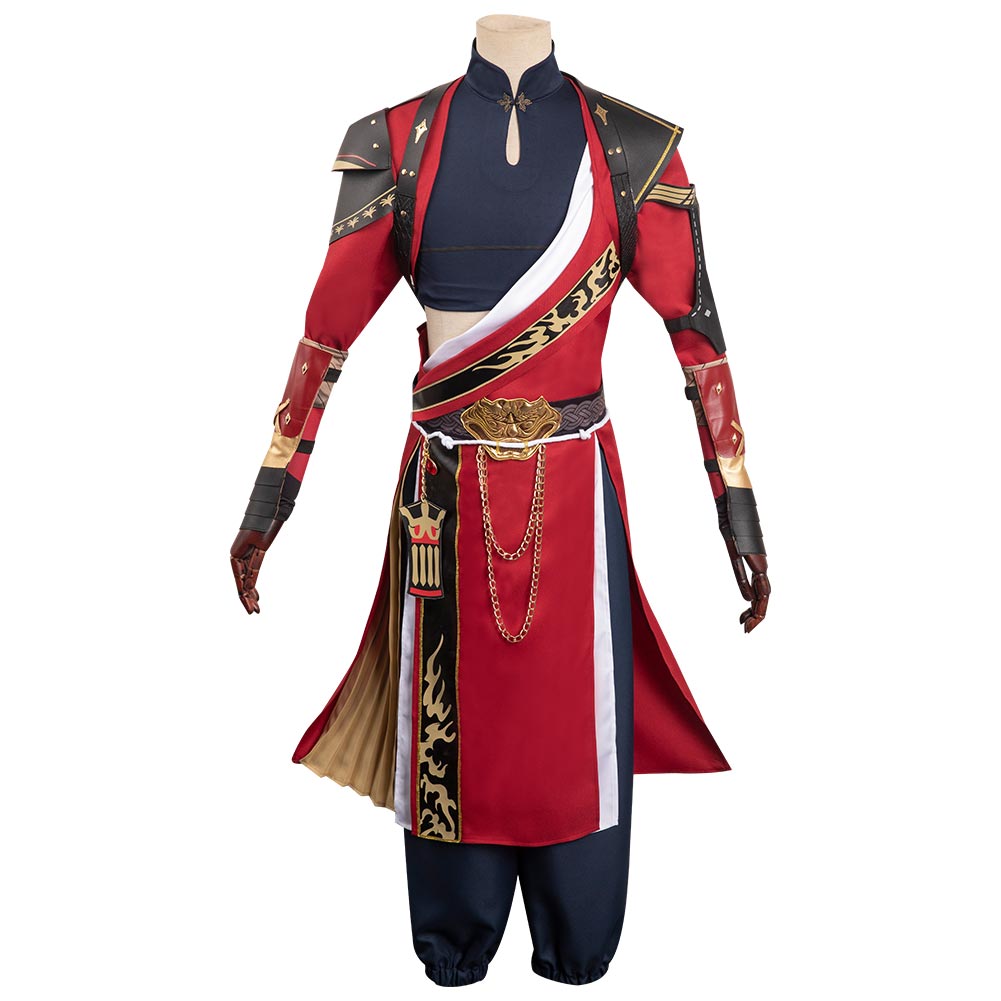 Sun Ce Code Kite Cosplay Costume Vest Shirt Outfits Halloween Carnival Suit