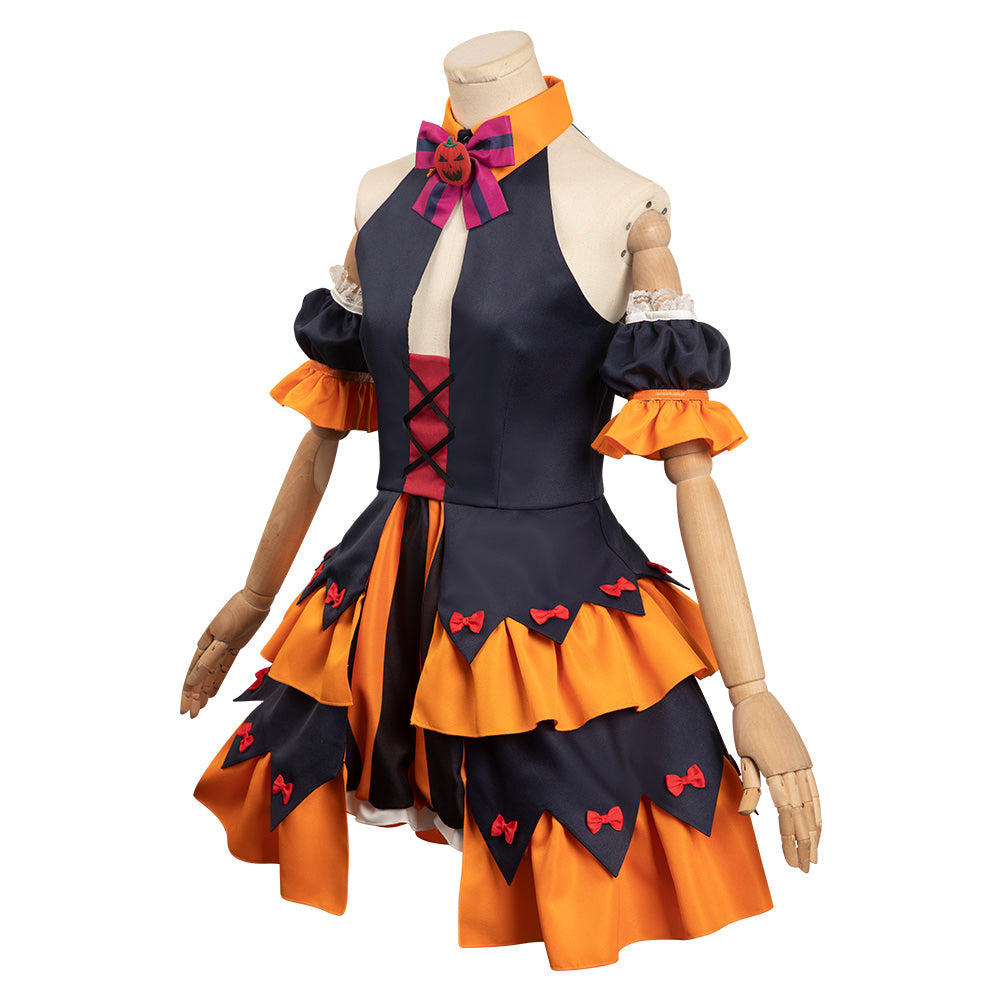 Kanroji Mitsuri Demon Slayer Halloween Costume Cosplay Carnival Party Disguise Outfits