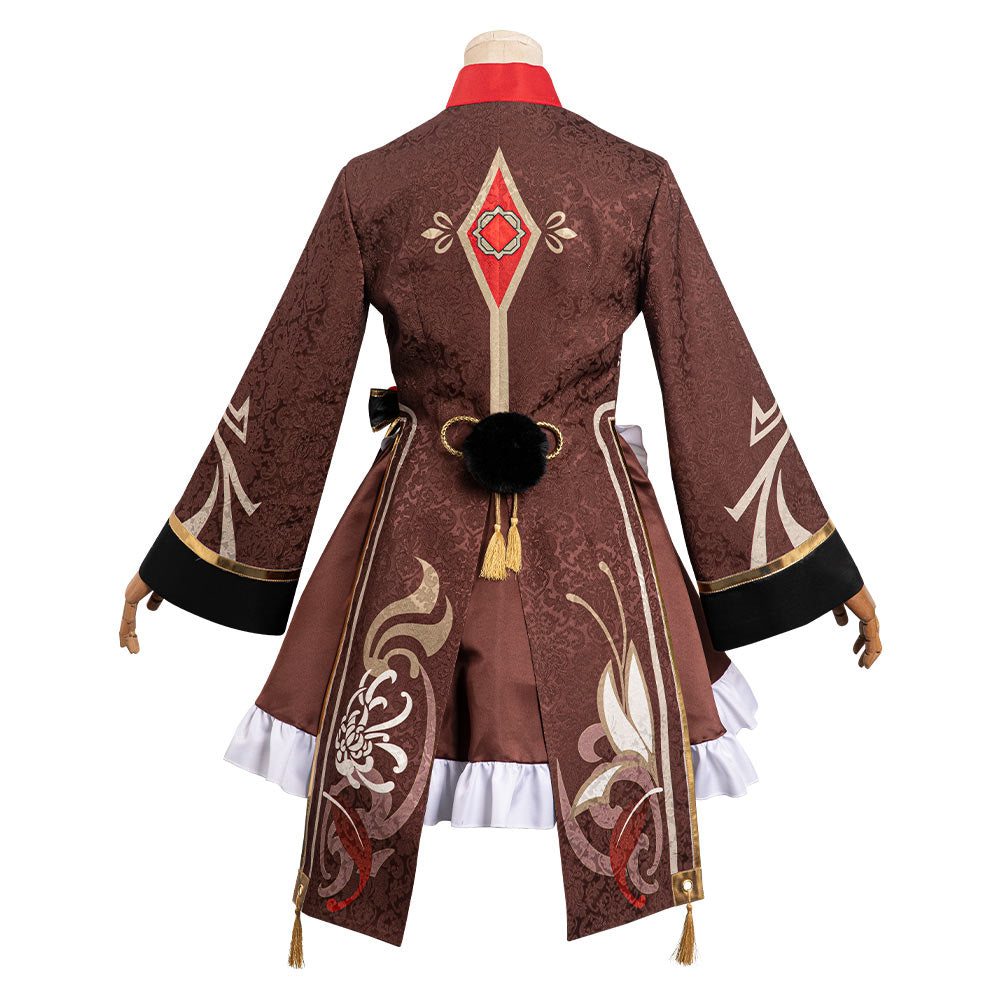 Genshin Impact¡ªHu Tao Cosplay Costume Maid Dress Outfits Halloween Carnival Suit