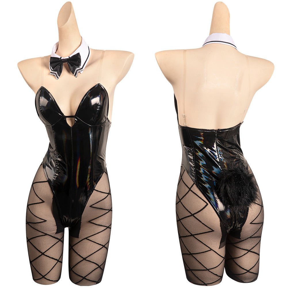 GODDESS OF VICTORY: NIKKE Noir Bunny Girl Jumpsuit Cosplay Costume Halloween Carnival Party Suit