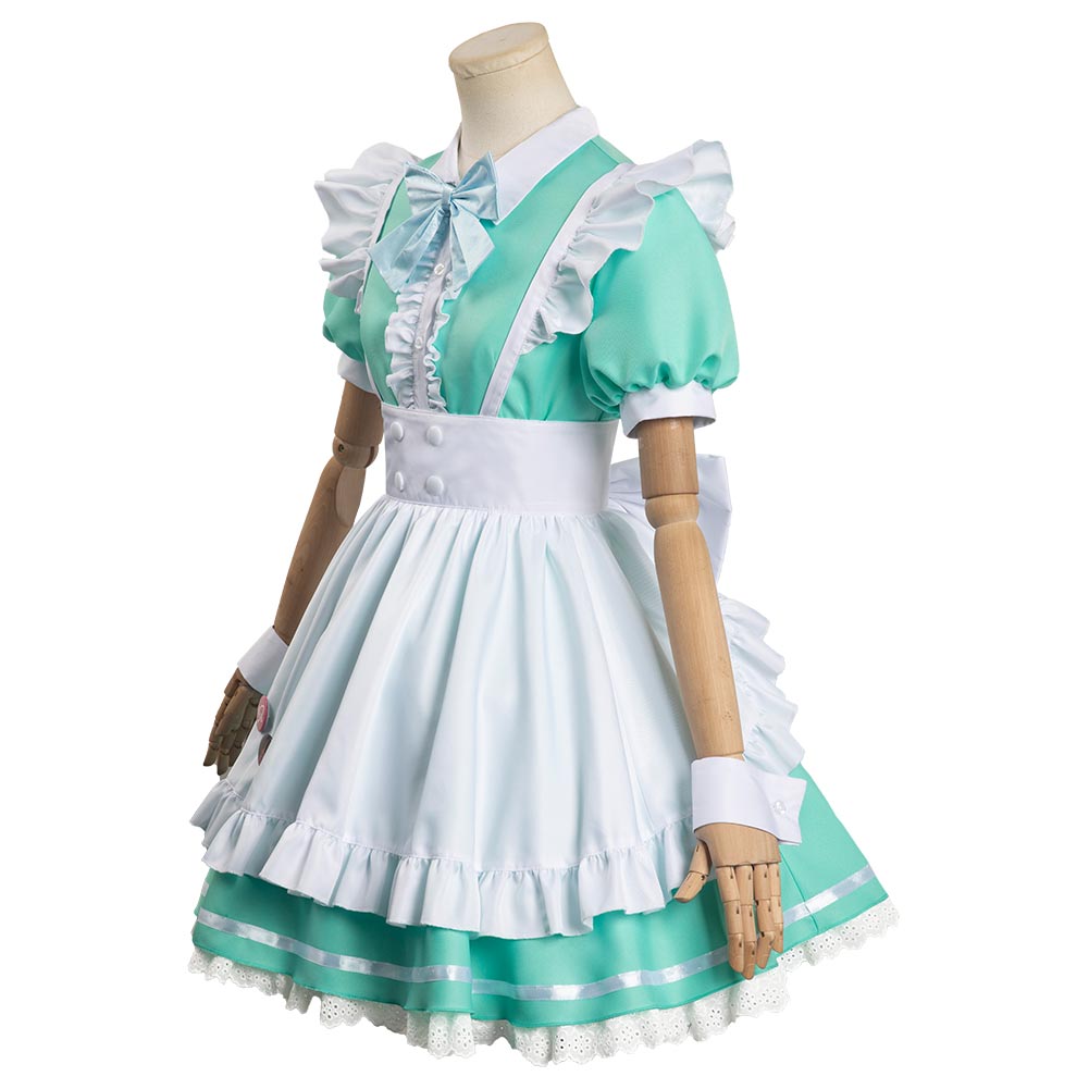 BOCCHI THE ROCK Gotou Hitori Maid dress Cosplay Costume Halloween Carnival Outfits