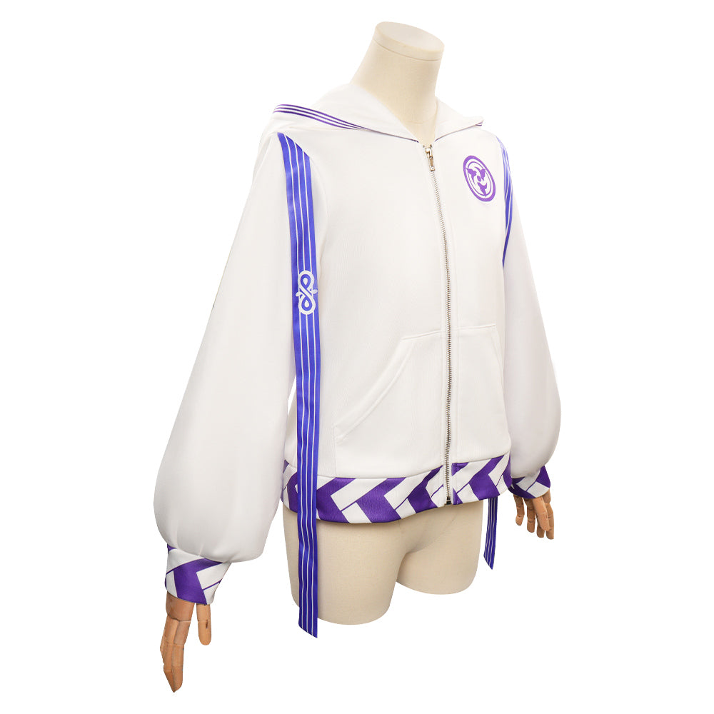 Genshin Impact-Wanderer Cosplay Costume Hoodie Coat Halloween Carnival Party Suit