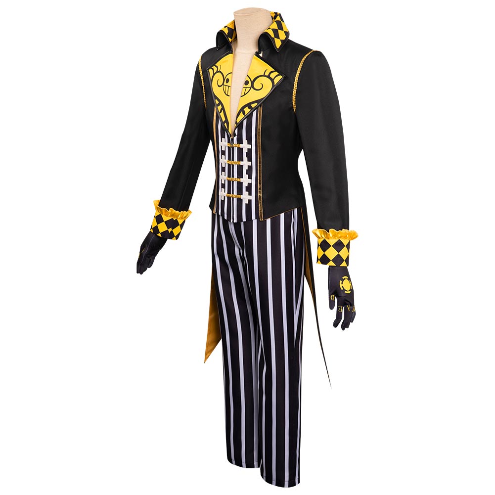 One Piece Trafalgar Law Halloween Cosplay Costume Outfits Halloween Carnival Suit DISFRAZDEDIADEBRUJAS.ES®