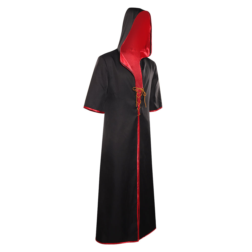 Hogwarts Legacy Sebastian Sallow Cosplay Costume Hooded Coat Robe Halloween Carnival Disguise Suit