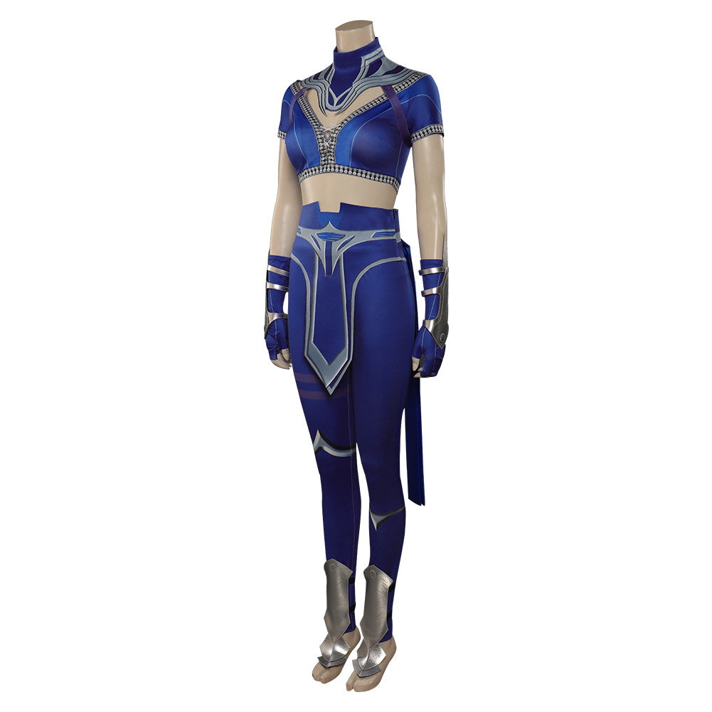 MK Kitana Costume SET Mortal Kombat Kitana Cosplay Halloween Carnival Outfits