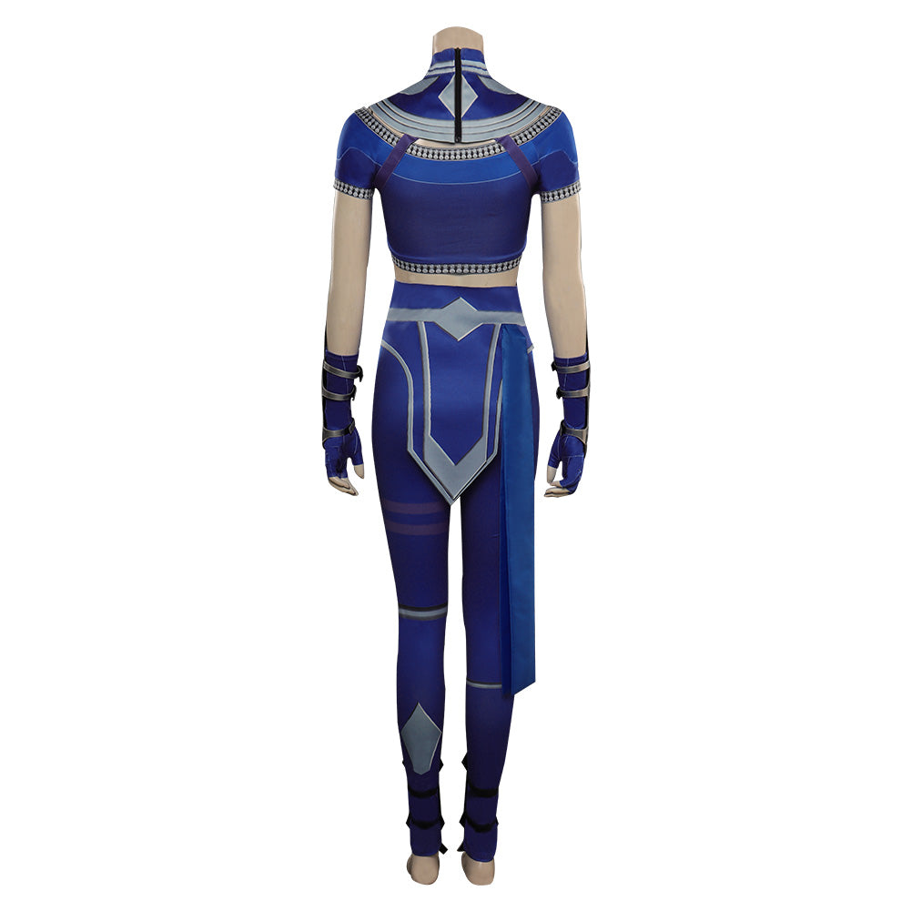 MK Kitana Costume SET Mortal Kombat Kitana Cosplay Halloween Carnival Outfits