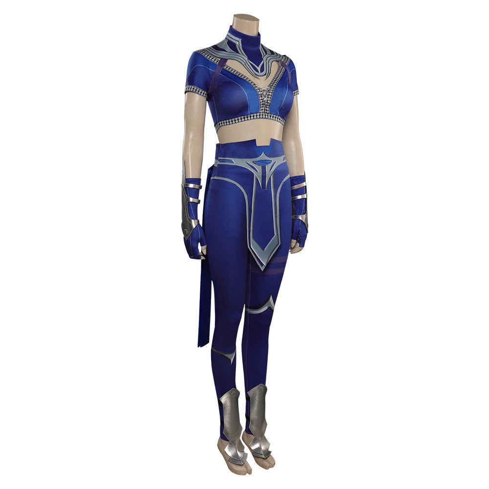 MK Kitana Costume SET Mortal Kombat Kitana Cosplay Halloween Carnival Outfits