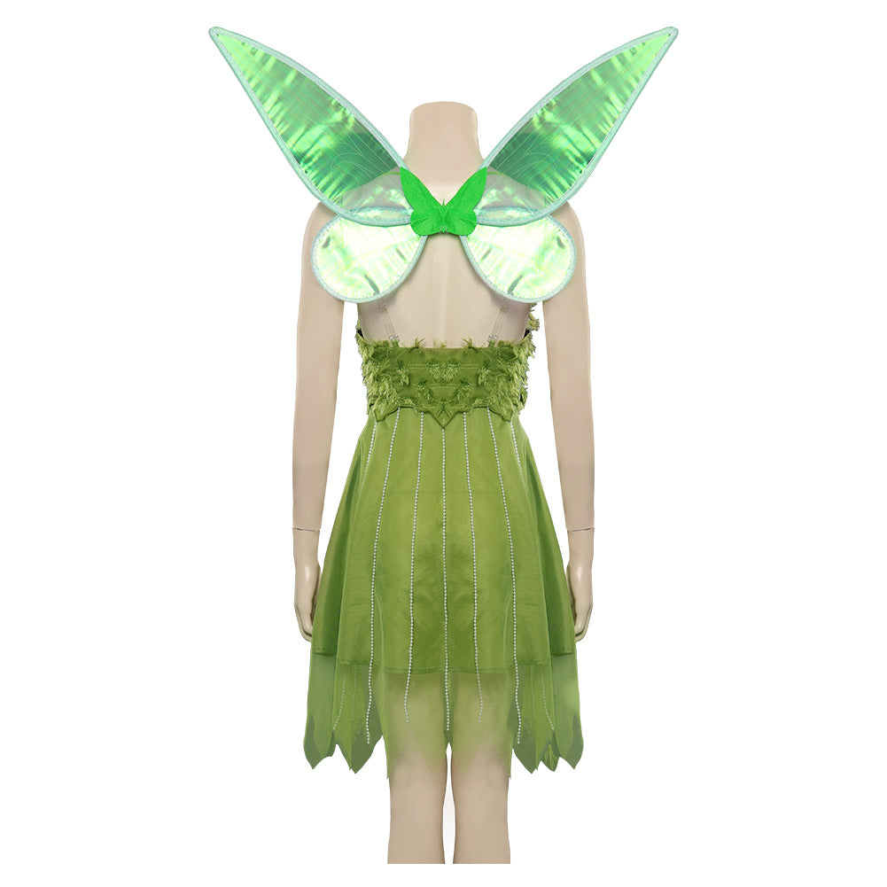 Peter Pan Wendy Tinker Cosplay Costume Outfits Halloween Carnival Party Disguise Suit Wings Dress