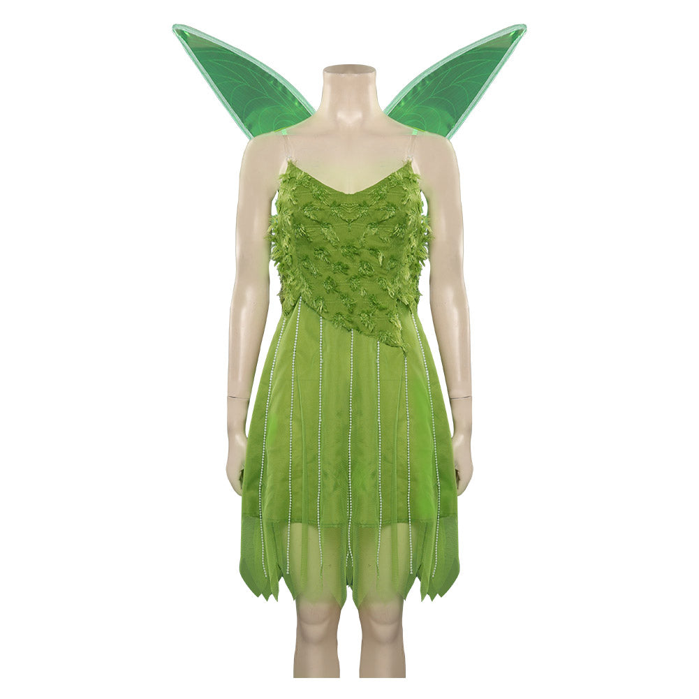 Peter Pan Wendy Tinker Cosplay Costume Outfits Halloween Carnival Party Disguise Suit Wings Dress