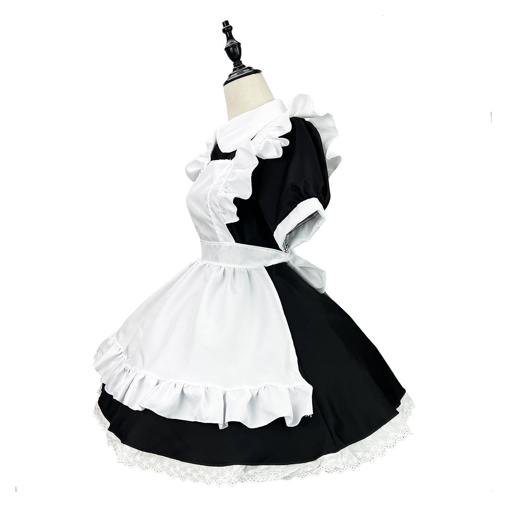 K-ON Akiyama Mio Maid Costum Cosplay Halloween Carnival Party Outfits