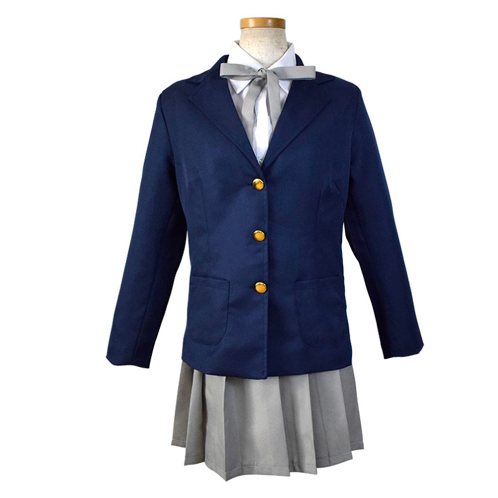 Mio Akiyama School Uniform K-ON! Cosplay Costume Halloween Carnival Party Outfits