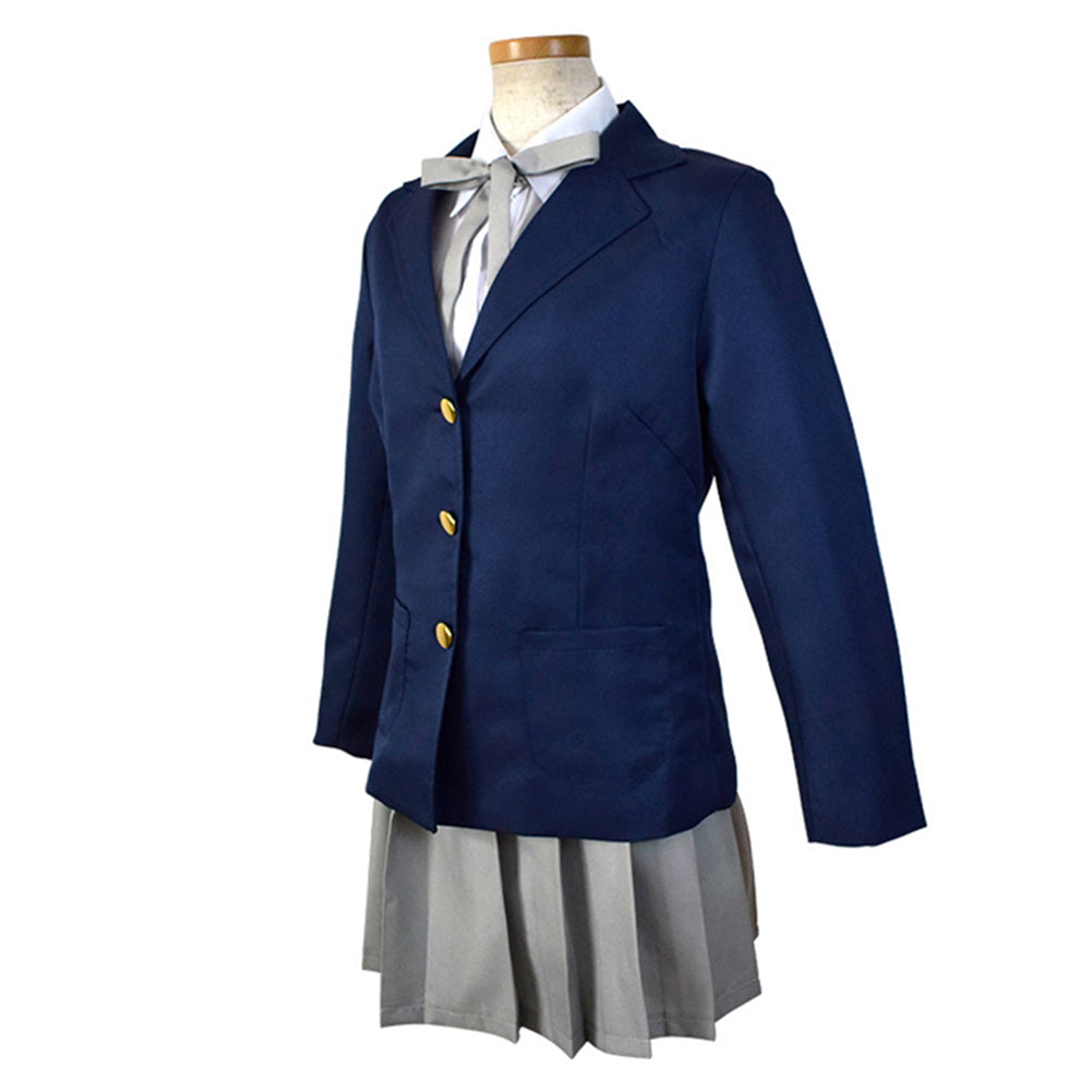 Mio Akiyama School Uniform K-ON! Cosplay Costume Halloween Carnival Party Outfits