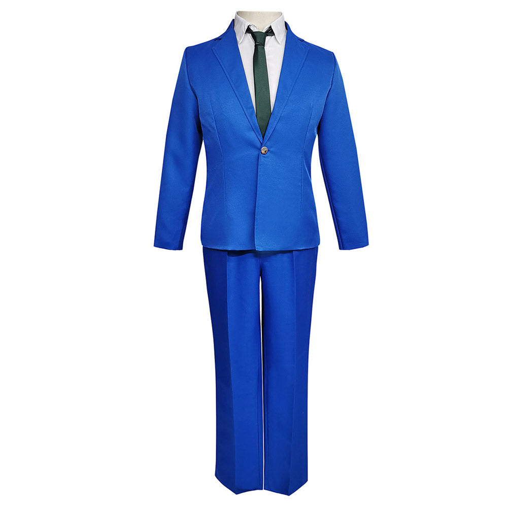 Detective Conan Shinichi Kudo Uniform Cosplay Costume Halloween Carnival Party Outfits