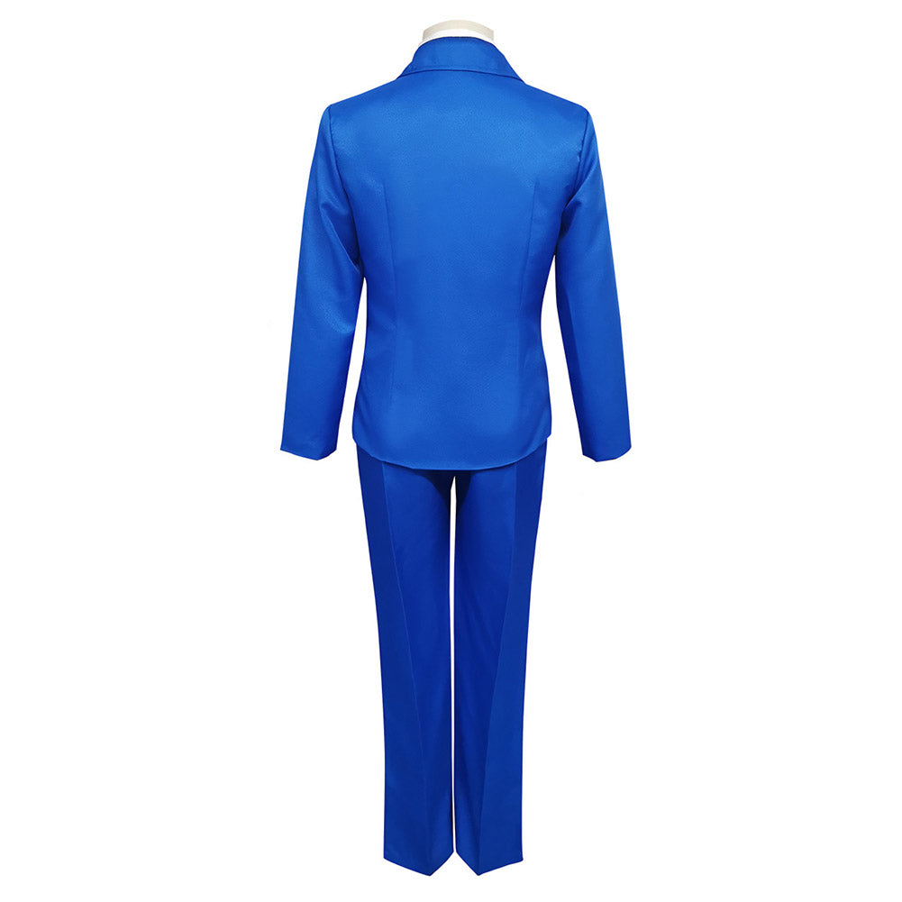 Detective Conan Shinichi Kudo Uniform Cosplay Costume Halloween Carnival Party Outfits