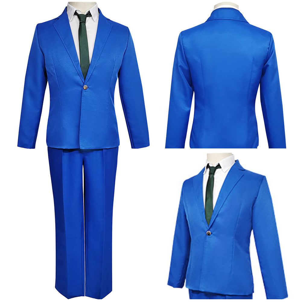 Detective Conan Shinichi Kudo Uniform Cosplay Costume Halloween Carnival Party Outfits