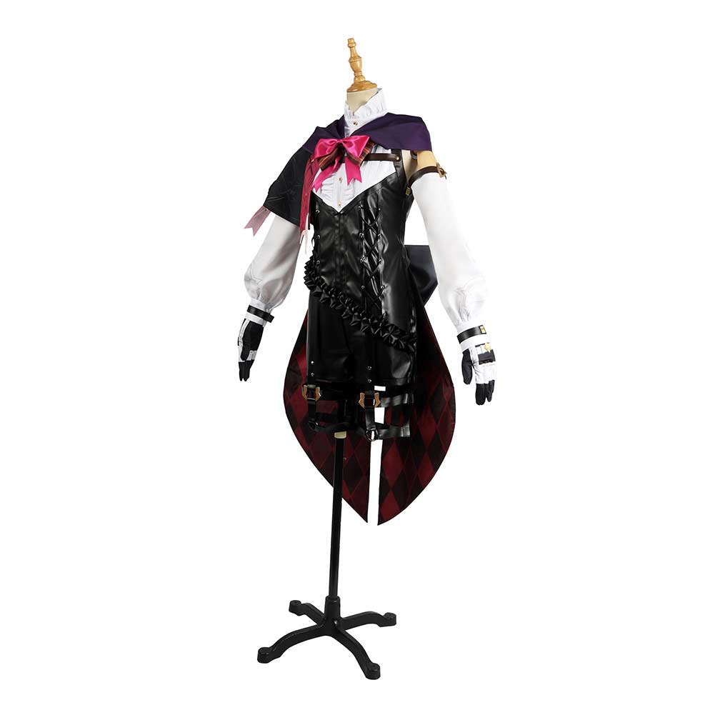 Genshin Impact Lyney Cosplay Costume Outfits Halloween Carnival Suit