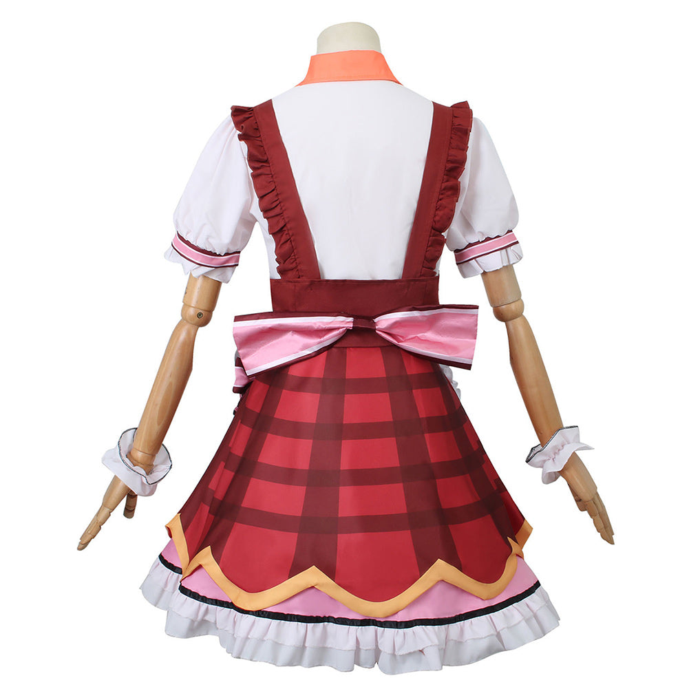 OSHI NO KO Hoshino Ai Maid Uniform Cosplay Costume Halloween Carnival Party Outfits