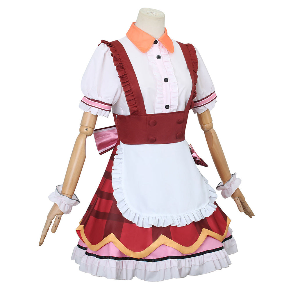 OSHI NO KO Hoshino Ai Maid Uniform Cosplay Costume Halloween Carnival Party Outfits