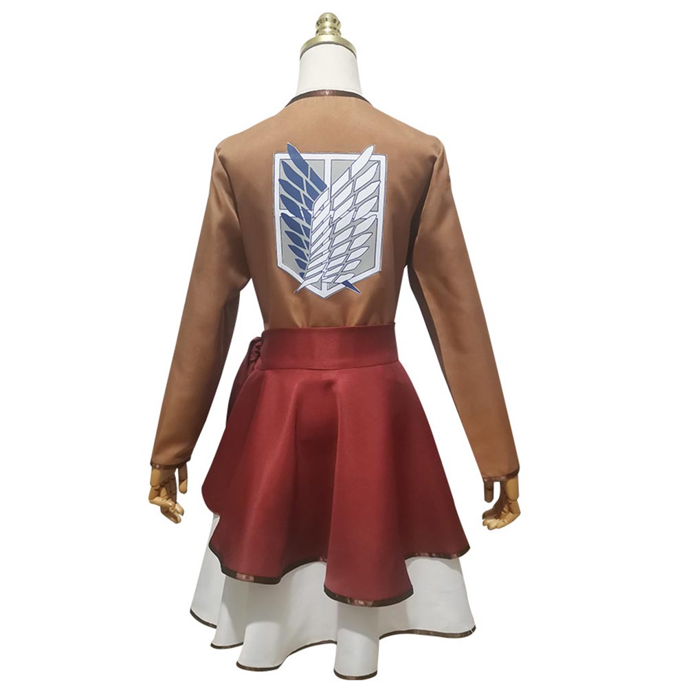 Eren Jaeger Cosplay Costume Lolita Kimono Dress Attack On Titan Outfits Halloween Carnival Party Outfits