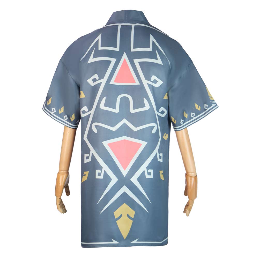 Link Men Bathrobe Cloak The Legend of Zelda Cosplay Costume  Halloween Carnival Outfits