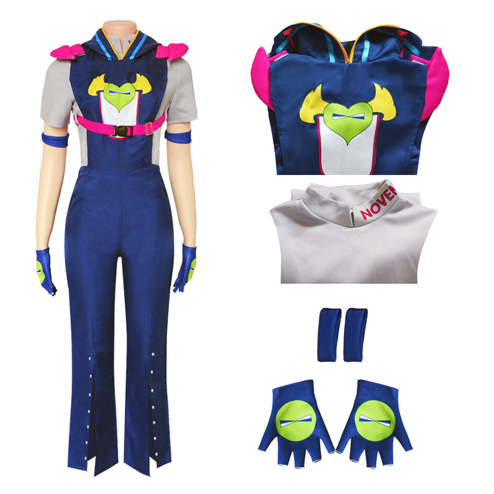 JoJo‘s Bizarre Adventure Jodio Joestar Cosplay Costume Outfits Halloween Carnival Suit