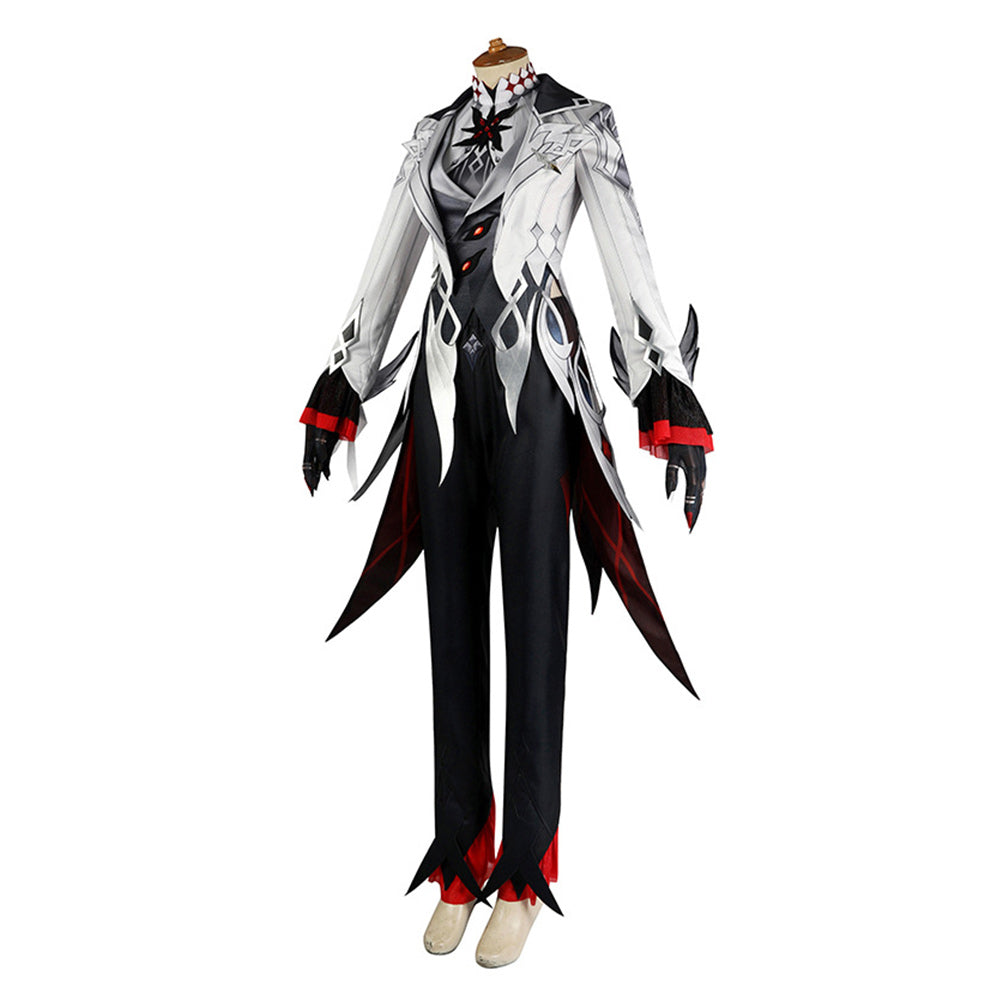 Genshin Impact Arlecchino Costume The Knave Cosplay Halloween Carnival Outfits