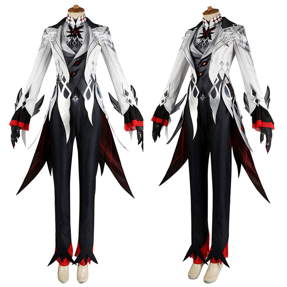 Genshin Impact Arlecchino Costume The Knave Cosplay Halloween Carnival Outfits