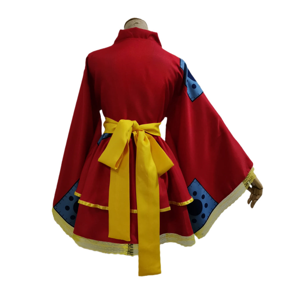 One Piece Roronoa Zoro Lolita Dress Cosplay Costume Halloween Carnival Outfits