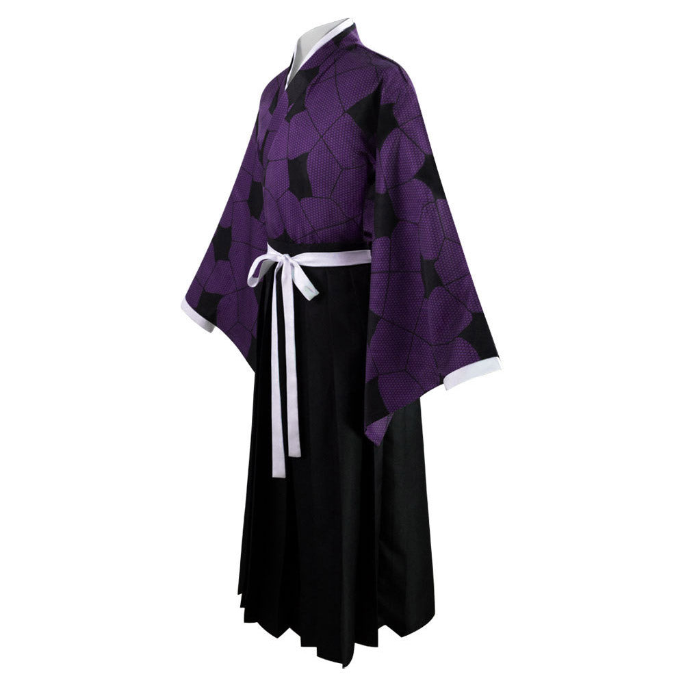 Anime Demon Slayer Kokushibo Cosplay Costume Outfits Halloween Carnival Suit