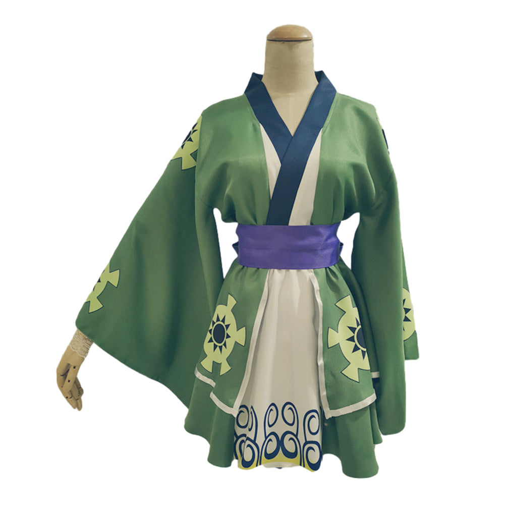 One Piece Roronoa Zoro Lolita Dress Crossplay Cosplay Kimono